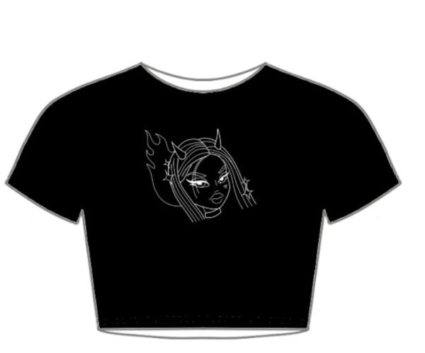 Crop Top - Negro