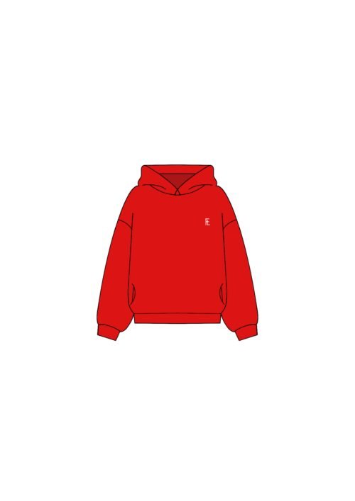 Polera Oversize - Rojo