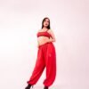 Top Mini Rib - Rojo/negro